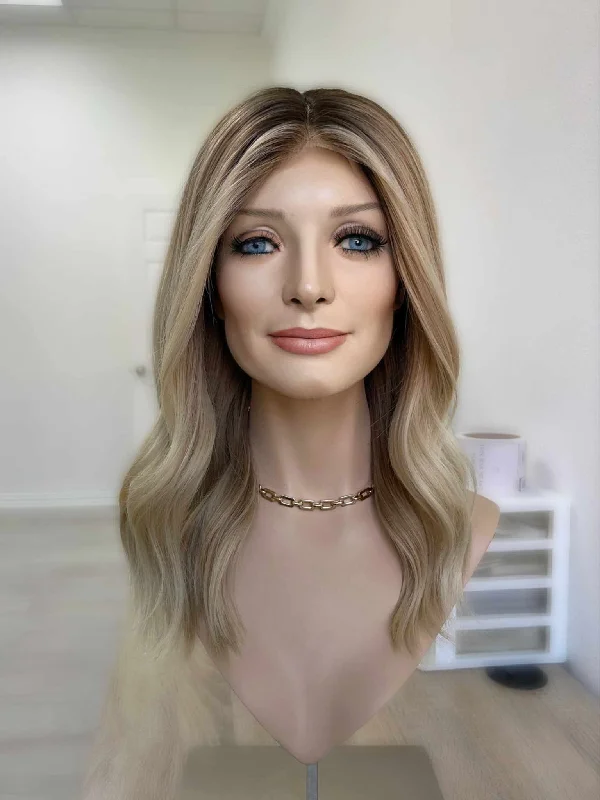 Mckenna Silk Top Wig, ""W902 - Creamy Bright Beige Blonde"" (R2186)