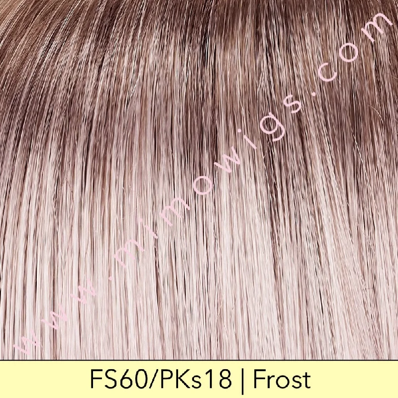 Excluded / FS60/PKs18 • FROST | Soft white blended with pale pink and shaded with a dark ash blonde root / Average