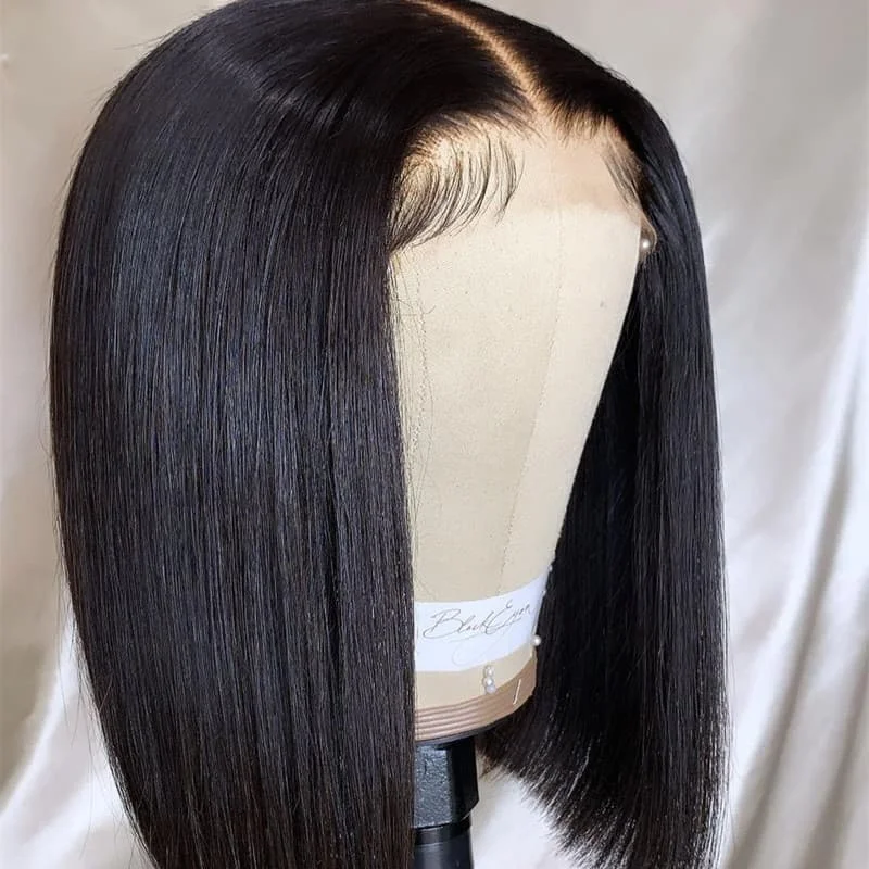 Must Have 13x4 Bob Lace Frontal Wig Human Hair Straight