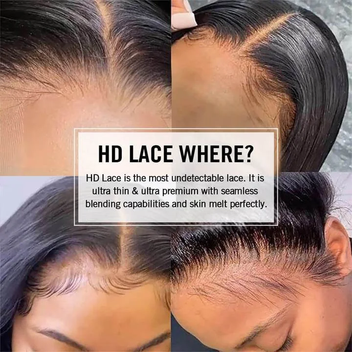 No Code Need: Honey Blonde Highlight Body Wave13x4 Lace Front 4x4 Lace Closure Human Hair Bob Wigs-Geeta Hair