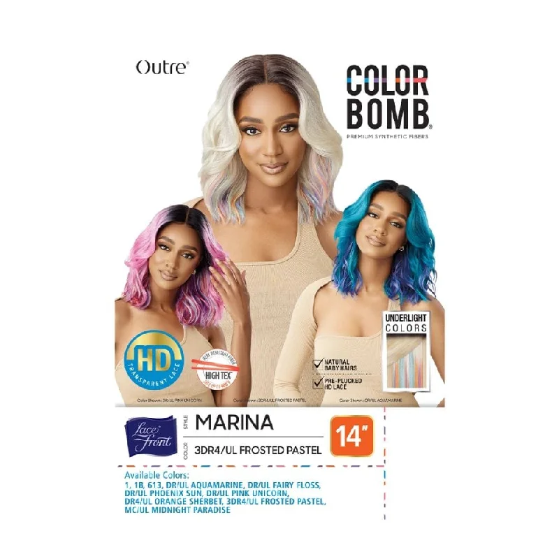 Outre Color Bomb Underlight Lace Front Wig - Marina