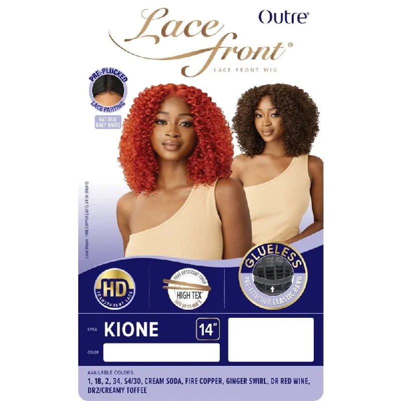 Outre Glueless HD Transparent Lace Front Wig - Kione