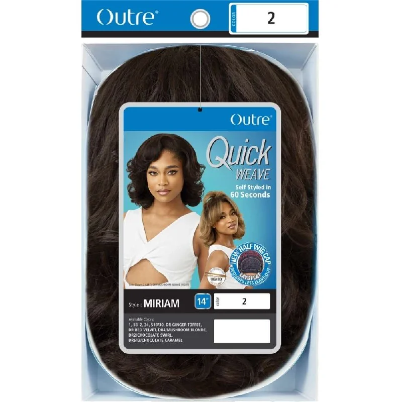 Outre Quick Weave Synthetic Half Wig - Miriam