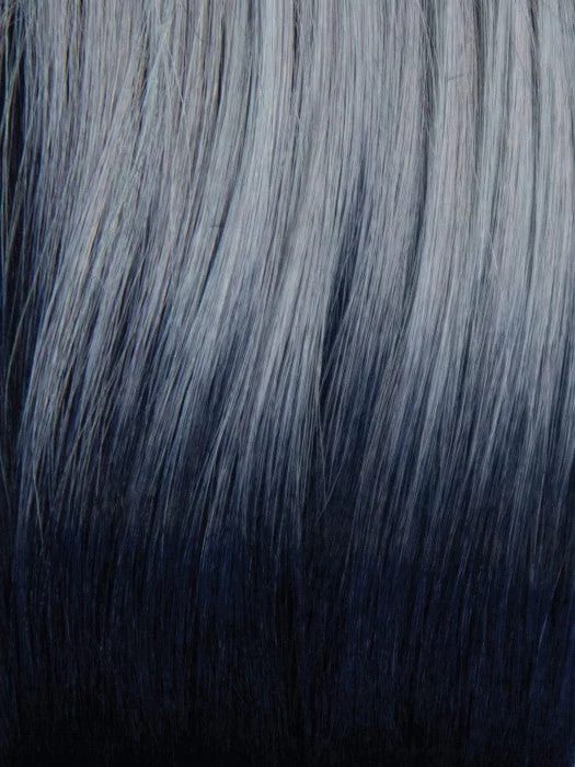 Frozen Sapphire | Smoky fused Icey Blue base with Indigo Black roots.