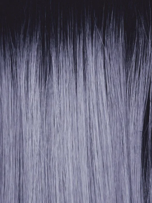 Lunar Haze | Smoky fused Periwinkle base with Off-Black roots.