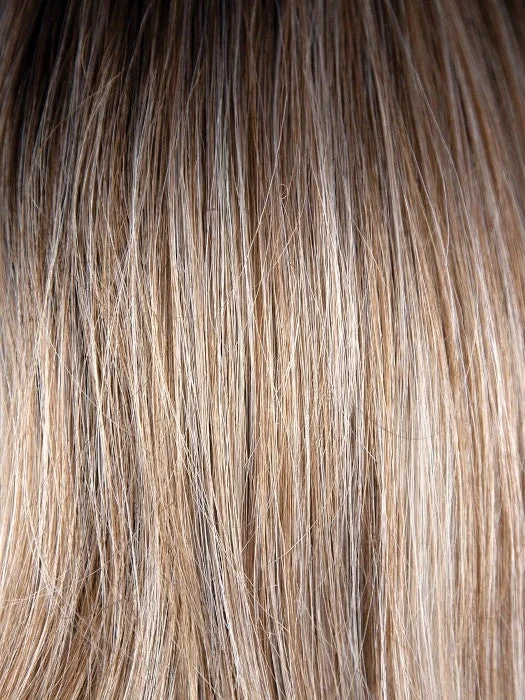 Melted Marshmallow | Blend of Warm Dark Brown and Medium Golden Blonde with Medium Brown roots and Light Ash Blonde tips and highlights.