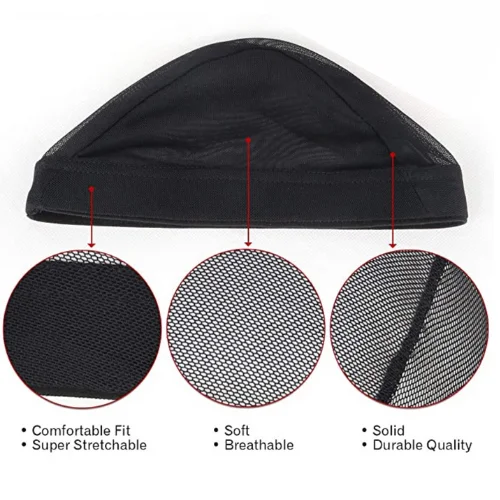 Professional Wig Making Caps (Black)