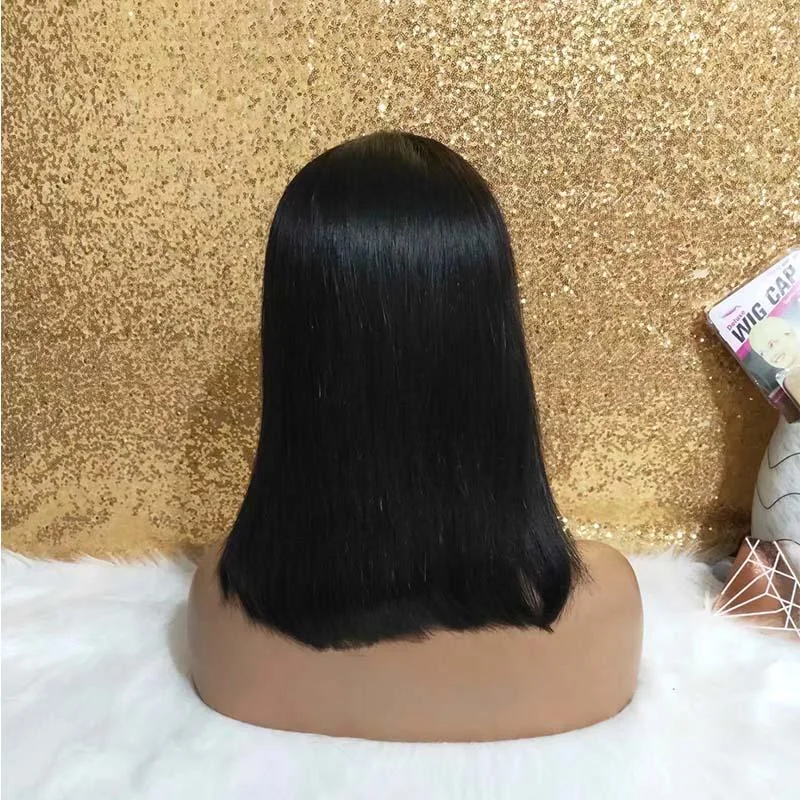 Quality Short BOB Lace Frontal Wigs Human hair for African American