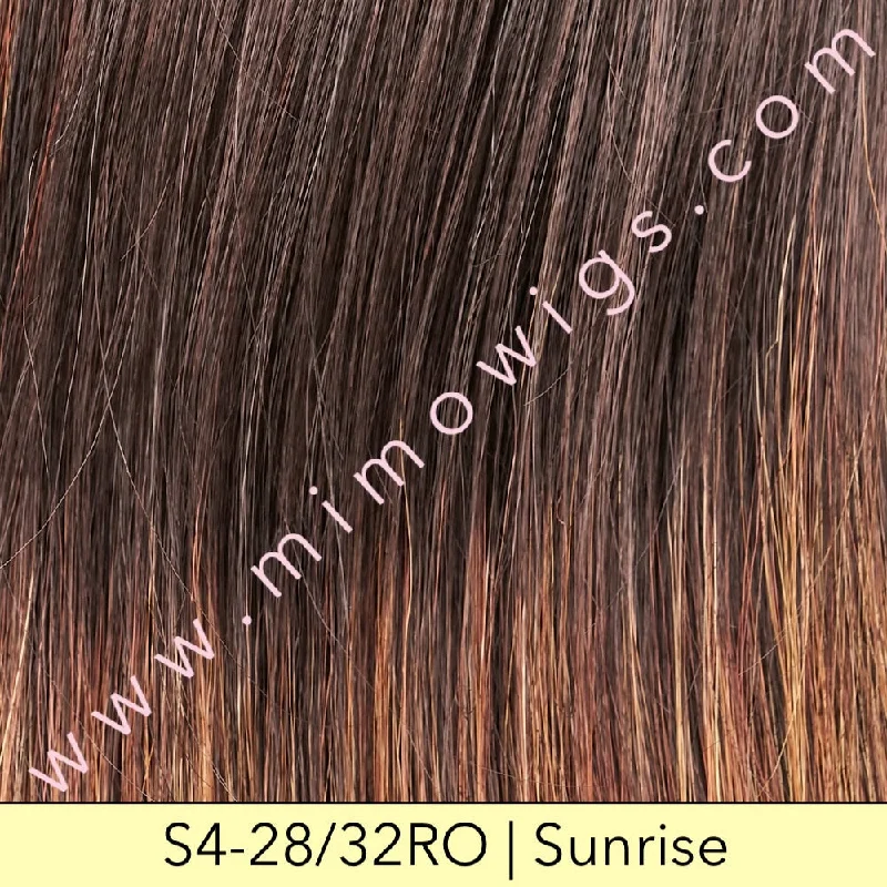 Excluded / S4-28/32RO • SUNRISE | Dark roots melting to radiant fiery tone ends / Average