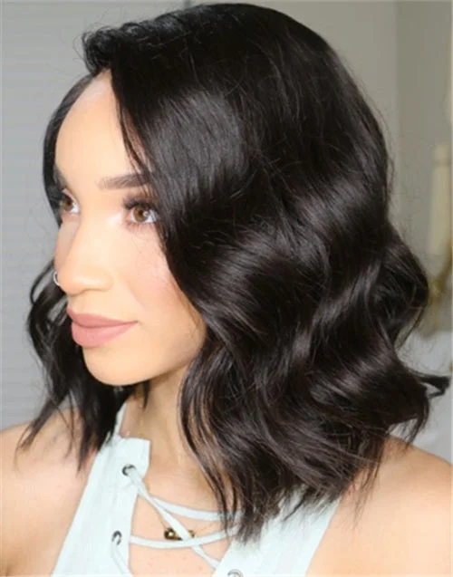 Raven - Malaysian Hair Bob Lace Front Wig - LFW004