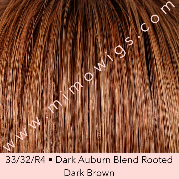 Excluded / 33/32/R4 • Dark Auburn Blend Rooted Dark Brown / Average