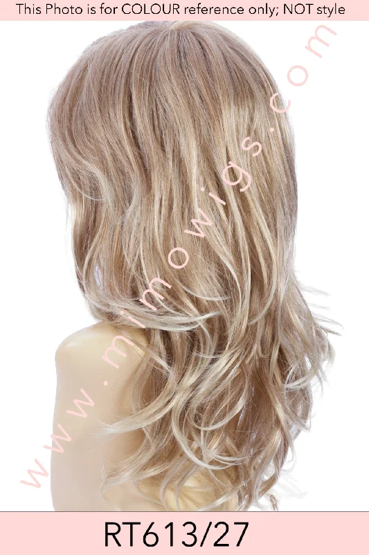 Included / R613 /27 ••• Pale Blonde with Strawberry Blonde Highlights