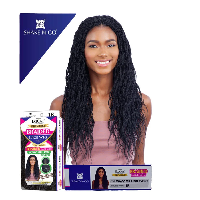 Shake-N-Go, EQUAL - Braided Lace Wig - WAVY MILLION TWIST