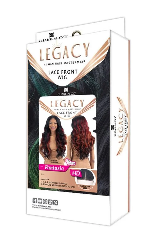 Shake-N-Go, LEGACY - HUMAN HAIR MASTERMIX HD LACE FRONT WIG - FANTASIA