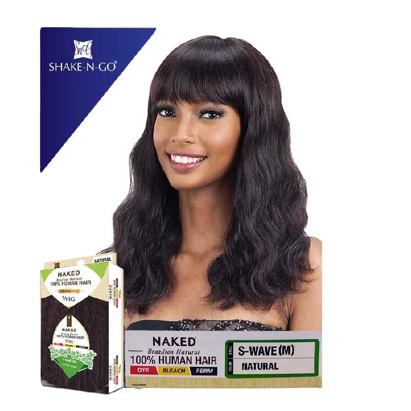 Shake-N-Go, NAKED - 100% Human Hair - S-WAVE (M)