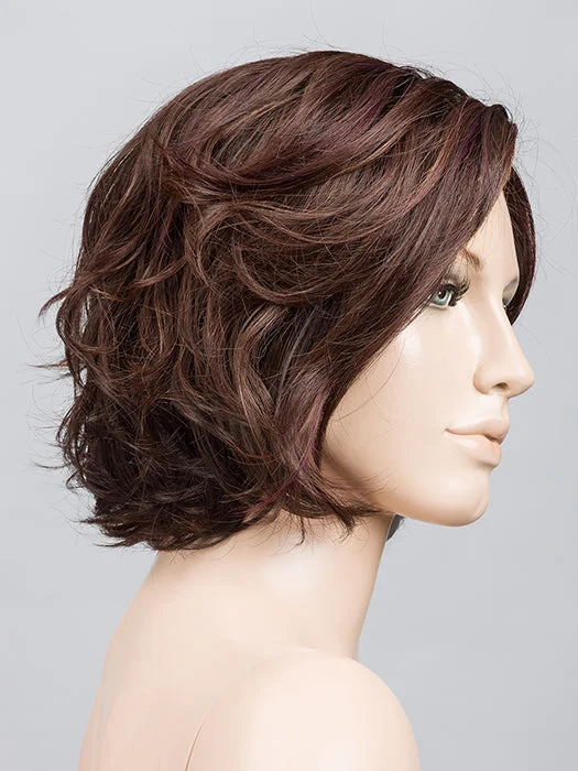 PLUM BROWN ROOTED | 4.33.133 | Darkest Brown Blended with Dark Auburn and Red Violet Blend with Shaded Roots