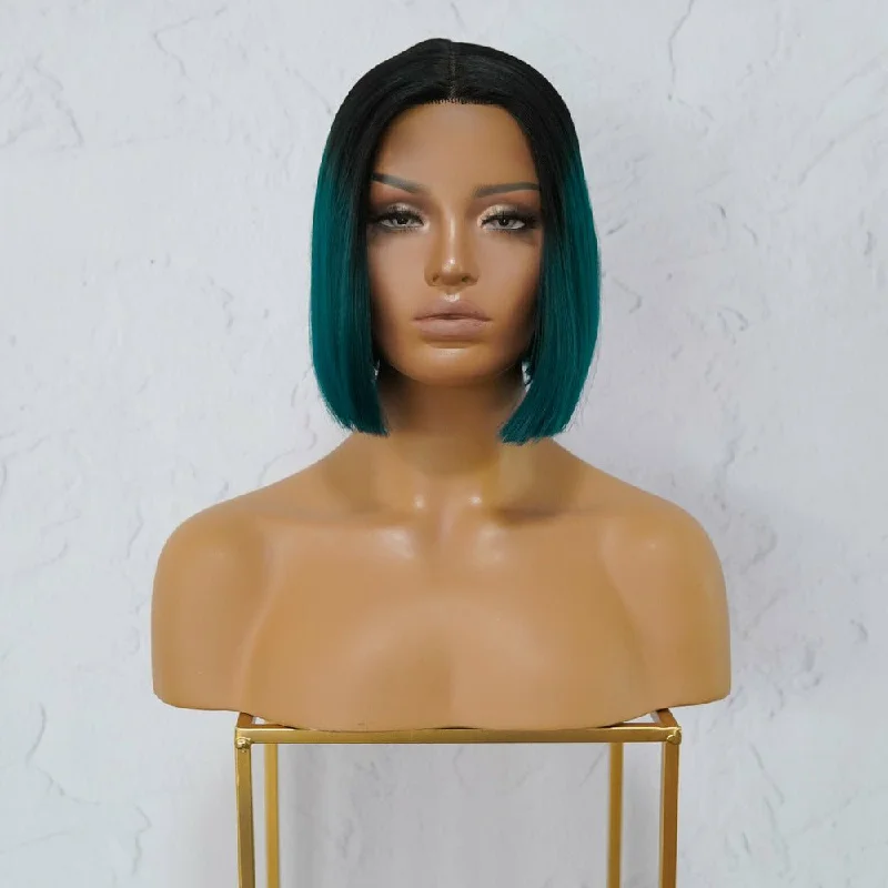 TILLY Ombre Emerald Lace Front Wig