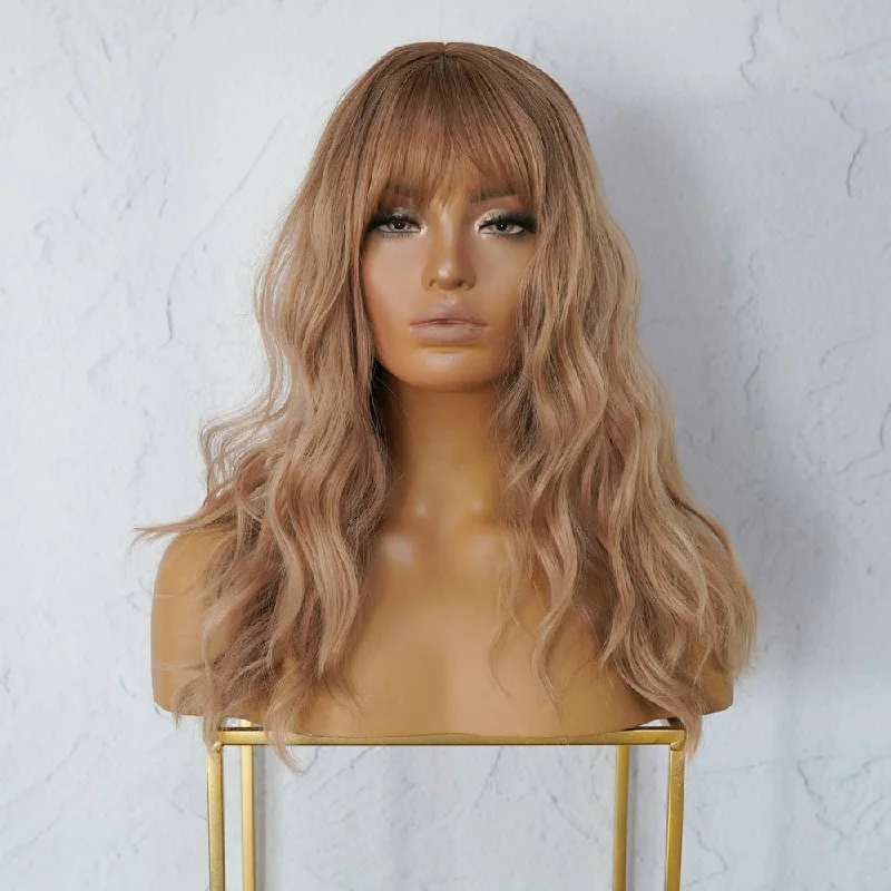 BELINDA Brown Ombre Fringe Wig