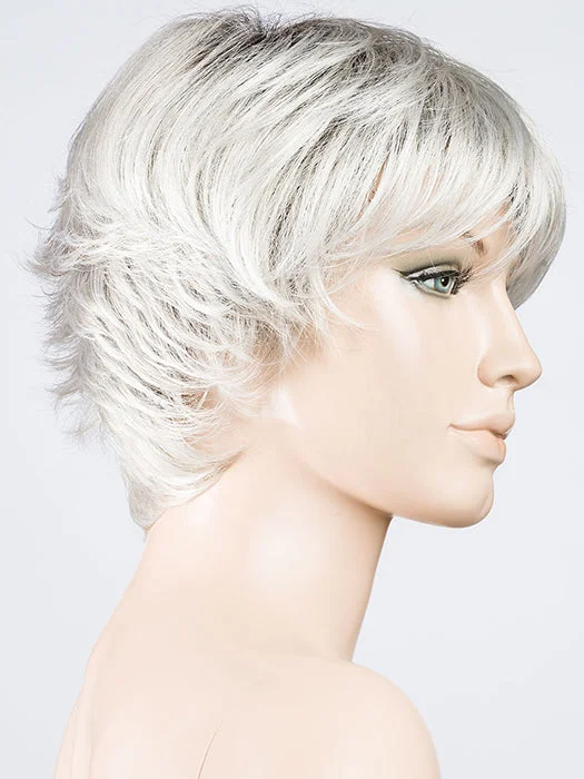 SILVER-BLONDE-ROOTED