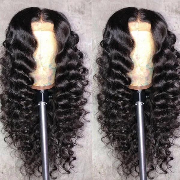 Ishow Loose Deep Wave Wig HD Lace Front Wigs 13x4 Lace Frontal Wig Glueless Human Hair Wigs