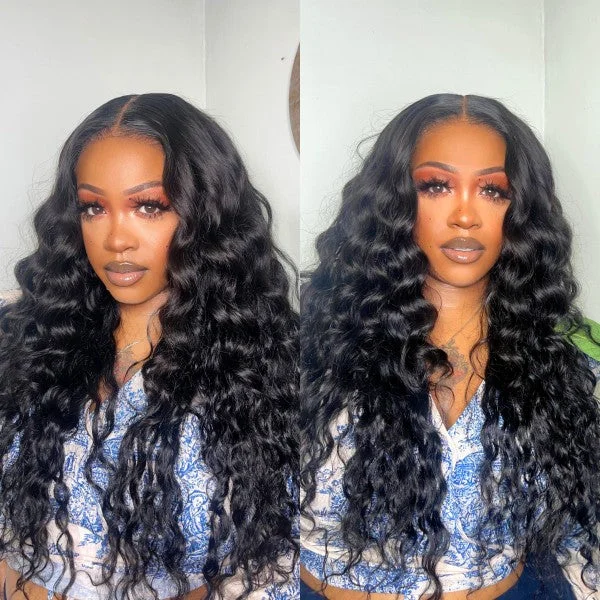 Ishow Loose Deep Wave Wig HD Lace Front Wigs 13x4 Lace Frontal Wig Glueless Human Hair Wigs