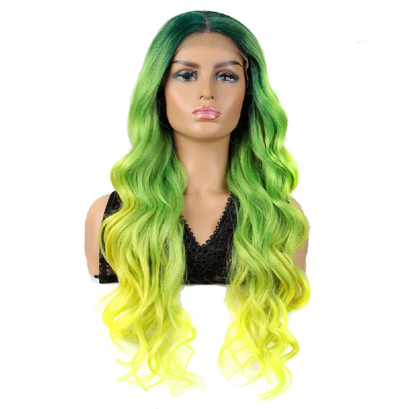 NOBLE Easy 360 Synthetic HD Lace Frontal Wigs For Women| 29 Inch Loose Wave | Lemon Arika