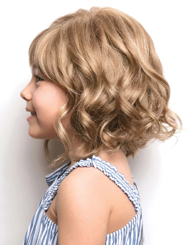 Elsie (Exclusive) | Kids Lace Front & Monofilament Part Synthetic Wig by Amore