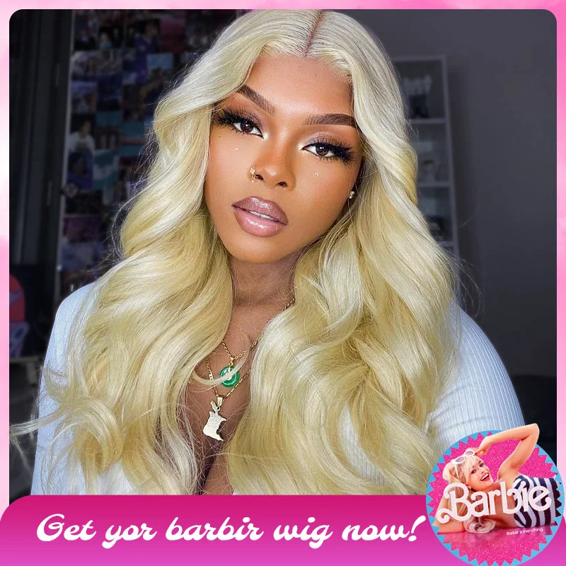 Ashimary Wear Go Wig 613 Blonde Body Wave 4*4 5*5 Transparent HD Lace Closure Wig