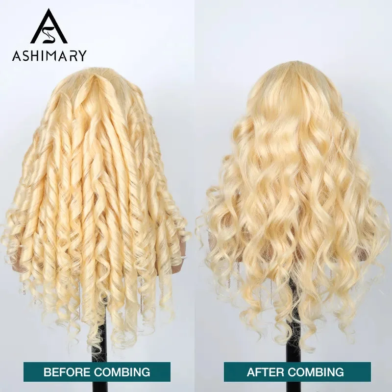 Ashimary Wear Go Wig 613 Blonde Body Wave 4*4 5*5 Transparent HD Lace Closure Wig