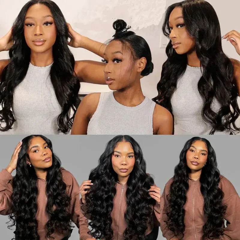 Glueless V Part 0 Skill Needed Wig Beginner Friendly Natural Scalp Curly Human Hair Upgrade Thin Part Wig Without Leave out