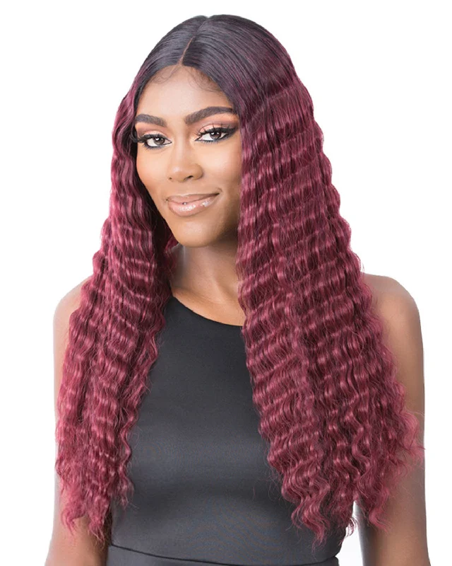 HD Lace Crimped Hair-3 | Lace Front & Lace Part Synthetic Wig by It's a Wig