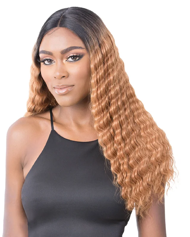 HD Lace Crimped Hair-3 | Lace Front & Lace Part Synthetic Wig by It's a Wig