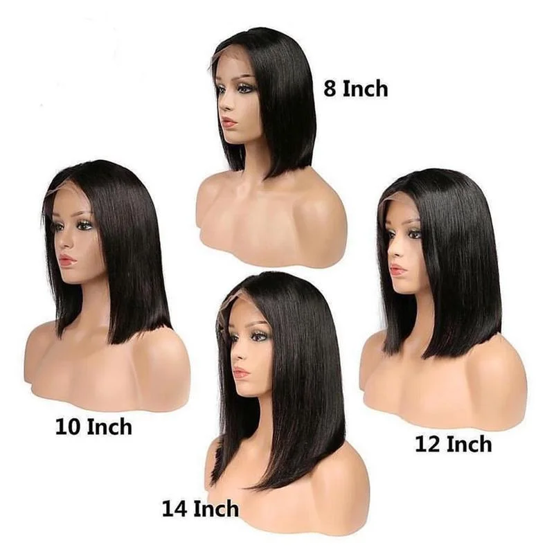 Highlight Bob Wig 13x6 Transparent Lace Front Human Hair Wigs Straight Hair