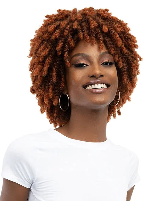 Janet Collection Natural Curly Premium Synthetic Wig - NATURAL AFRO KANE  *SALE