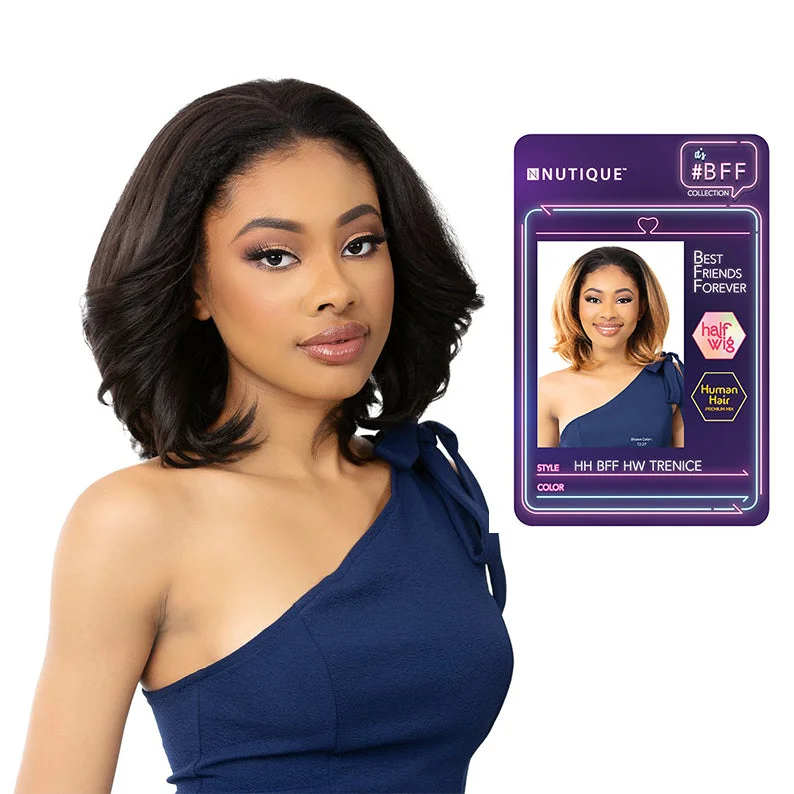 NUTIQUE BFF Human Hair Mix Half Wig TRENICE