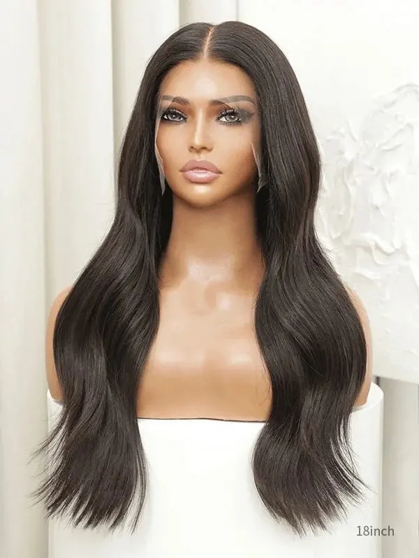 Olivia Glueless Full Lace Wig Natural Black Human Hair