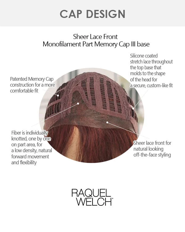 On Your Game | Lace Front & Monofilament Part Synthetic Wig by Raquel Welch