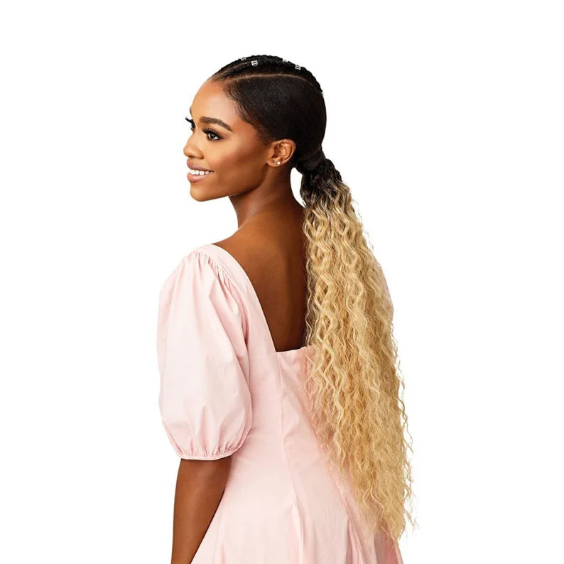 OUTRE Converti Cap + Wrap Pony Synthetic Half Wig YOUNG & WILD