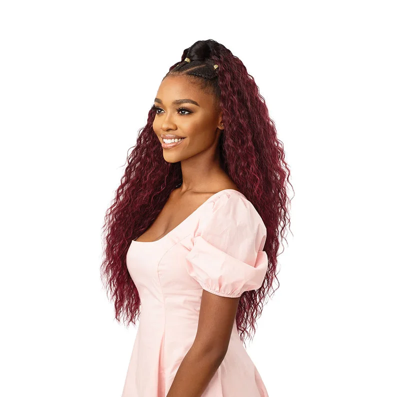 OUTRE Converti Cap + Wrap Pony Synthetic Half Wig YOUNG & WILD