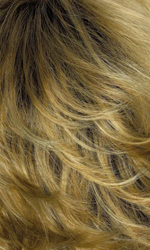 26GR | Gold Blonde w/Light Blonde Highlights and Brown Roots