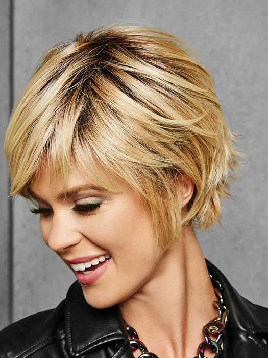 Textured fringe bob