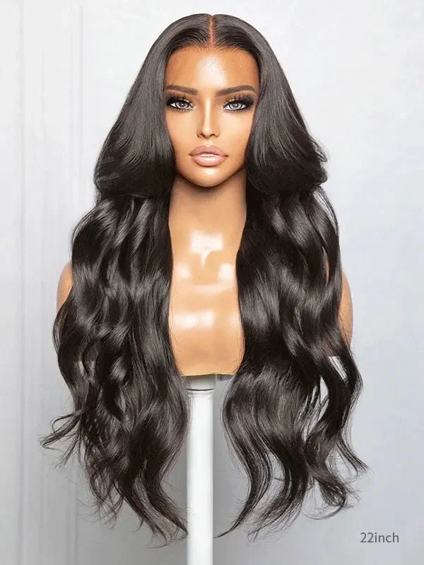 Victoria-Romantic Wave Wigs With Bangs Glueless Wig