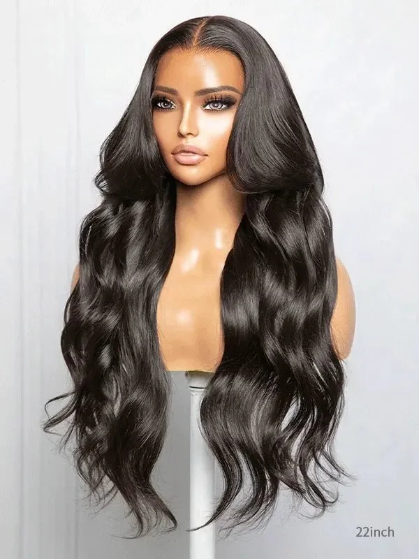 Victoria-Romantic Wave Wigs With Bangs Glueless Wig